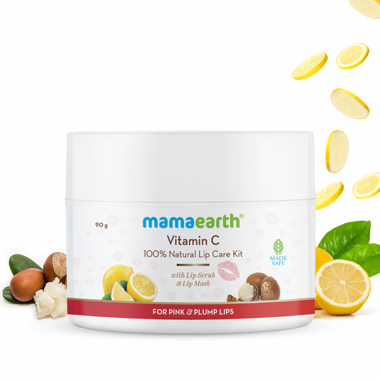 Mamaearth vitamin c lip care kit with lemon 