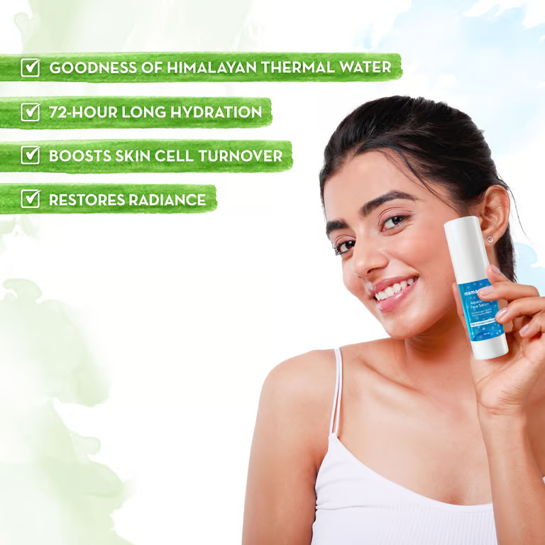 Mamaearth Aqua Glow Face Serum with Himalayan Thermal Water and Hyaluronic Acid - 30 ml