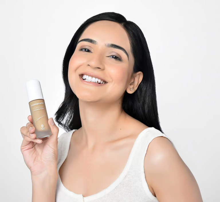 Glow Serum Foundation-Natural Glow model post