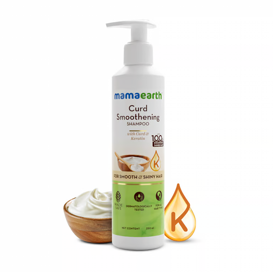 Mamaearth Curd Smoothening Conditioner with Curd & Keratin for Smooth & Shiny Hair – 250 ml