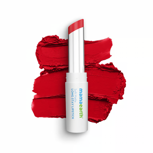 Mamaearth Soft Matte Long Stay Lipstick - Red Dahlia - 3.5 g